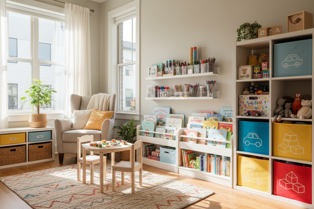 "With kids and a busy household, HomeTuck products have been a lifesaver. Toys, books, and craft supplies all have a place now. Makes tidying up so much easier!"